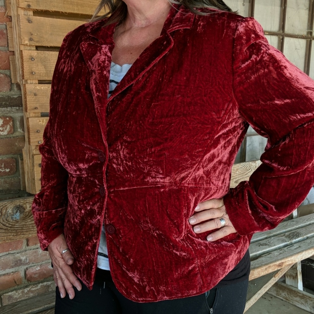 Red dress jacket